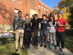 6 ohio state students standing next to each other smiling