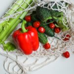 vegetables in mesh bag